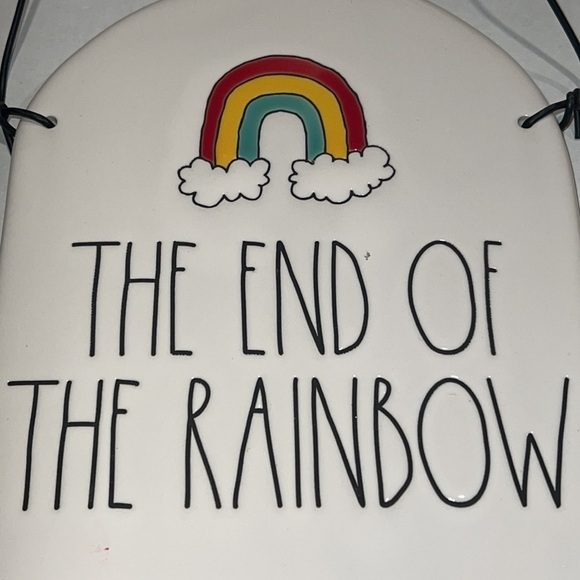 Rae Dunn home decor The end of the rainbow hanger. - Picture 6 of 7